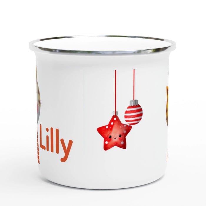 Emaille Becher | Tiere vom Ammersee | Katze